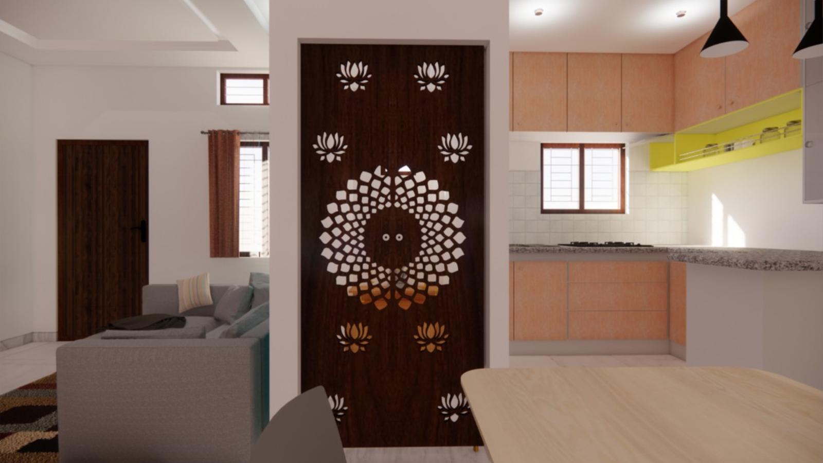 gadwal Residence courtyard