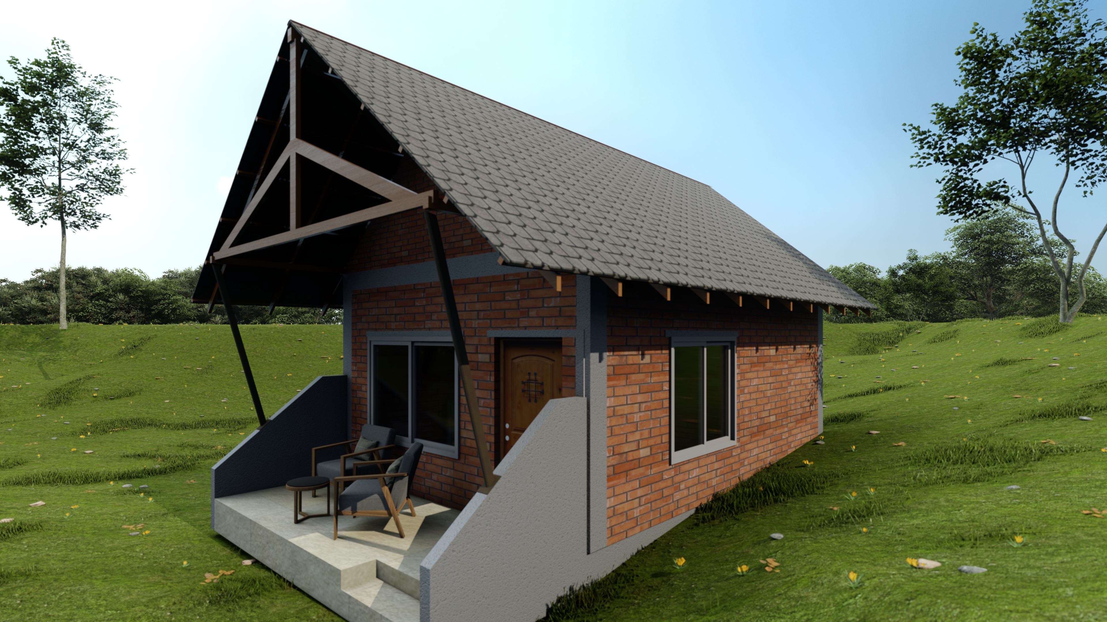 Veda Farmhouse exterior